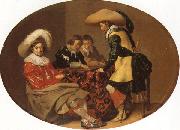 Willem Cornelisz Duyster Officers Playing Backgammon china oil painting reproduction